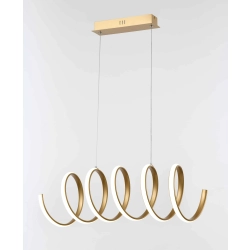 Ribbon lampa wisząca LED złota malowana 336401-09 REALITY - zdjęcie produktu